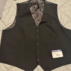 Tommy Hilfiger Black Button-Up Vest